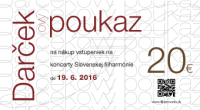 Slovenska filharmonia darcekovy poukaz 20152016