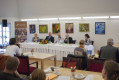 Slovenská filharmónia – tlačová beseda, Marian Lapšanský, Emmanuel Villaume, Izabela Pažítková, Ivan Marton, foto Alexander Trizuljak
