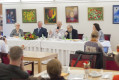 Slovenská filharmónia – tlačová beseda, Marian Lapšanský, Emmanuel Villaume, Izabela Pažítková, Ivan Marton, foto Alexander Trizuljak