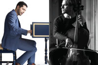 Michal Sťahel, violončelo, Mahan Esfahani, čembalo