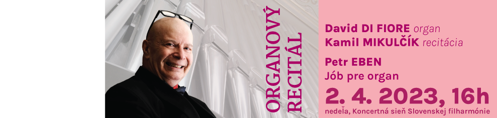2. apríla 2023 Organový recitál III. – David Di Fiore