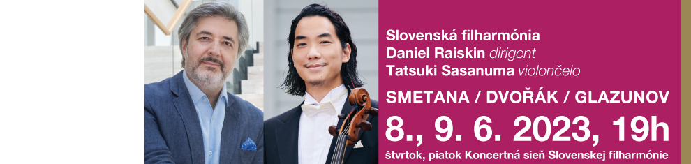 8. a 9. júna 2023 DE8 – Smetana, Dvořák, Glazunov