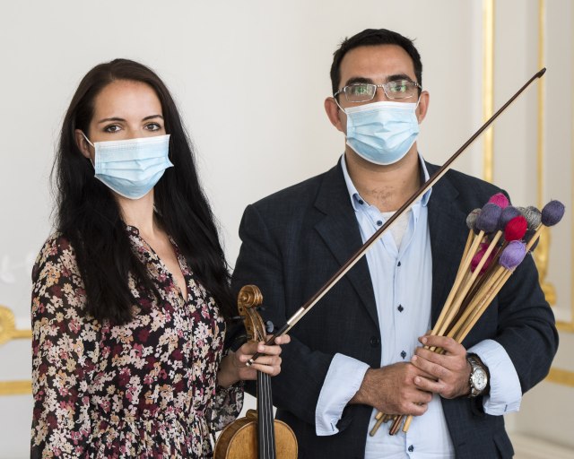 SLEDUJTE NAŽIVO utorkový komorný koncert  - 20201022 Lucia Harvanová Kiryil Stoyanov foto © Alexander Trizuljak 5572 