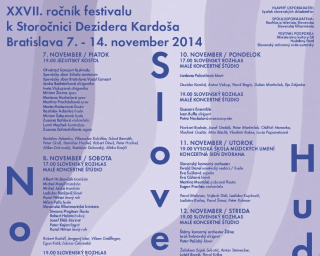 Záverečný koncert festivalu Nová slovenská hudba zaznie v Slovenskej filharmónii - NSH 2014 A5_2 