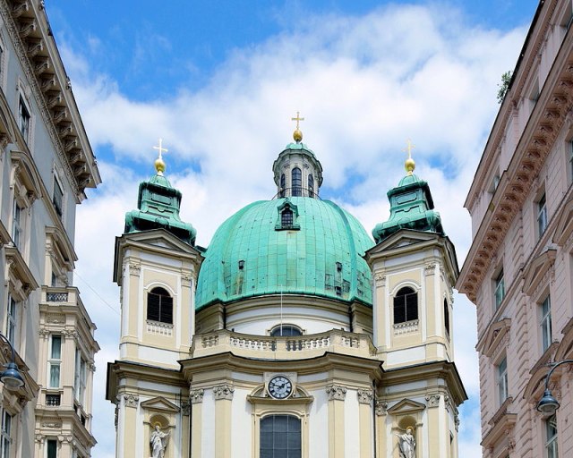 Adventný koncert vo Viedni - Wien_-_Peterskirche_(1) 