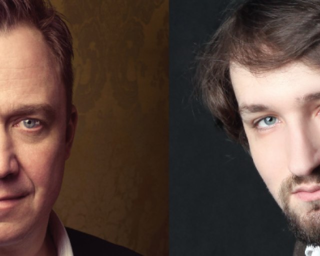 Slovenská filharmónia, Pavol Kubáň a Jaroslav Kyzlink v Koncertnej sieni SF - Tváre vedľa seba Pavla Kubáňa a Jaroslava Kyzlinka 