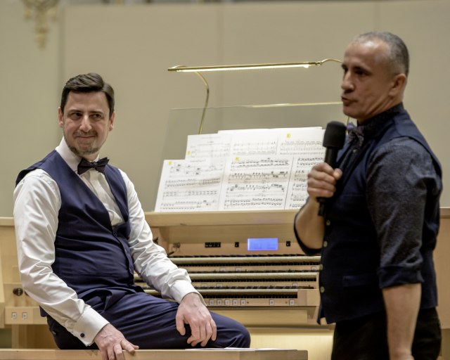 1400 školákov navštívi v piatok bratislavskú Redutu: Spoznajú „kráľovský nástroj“ ORGAN - Marek Vrábel a Martin Vanek 